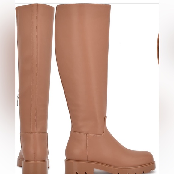Nine west camel verve city lug sole boots NWT - Picture 9 of 11
